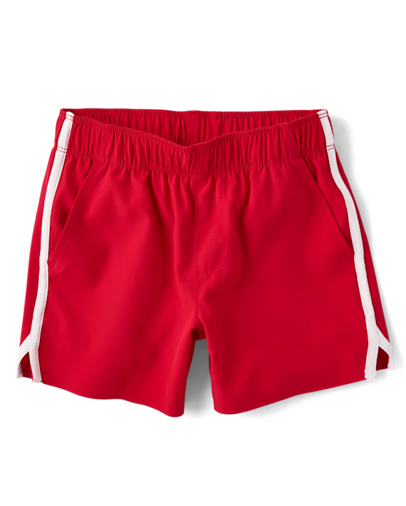 Boys Quick Dry Contrast Active Shorts