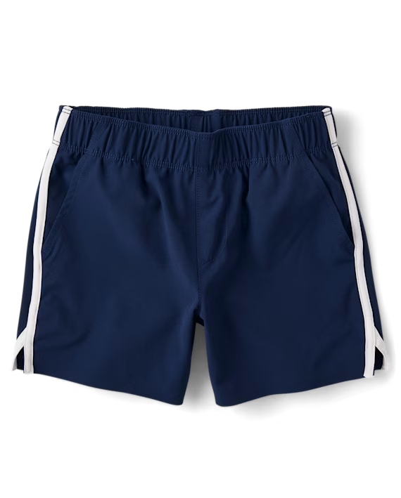 Boys Quick Dry Contrast Active Shorts