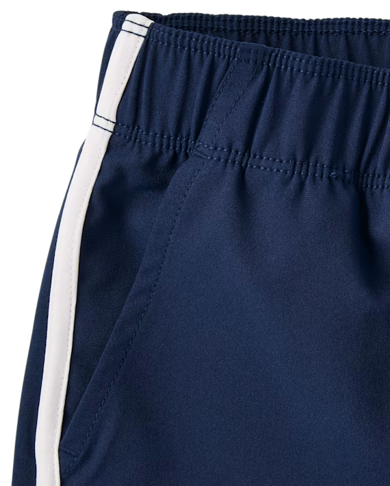Boys Quick Dry Contrast Active Shorts